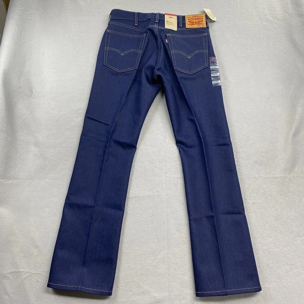 Levis Jeans Mens 32x32 Blue Denim 517 Bootcut Dark Wash Western Cowboy Rodeo